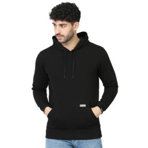 Hoodies for Men Stylish Sweatshirt for Men Black Hoodie for Men Cotton Hoodies for Men Branded Men Hoodies for Running, Gym Warm Travel Hoodies for Men Pullover Hoodies for Boys -Black M